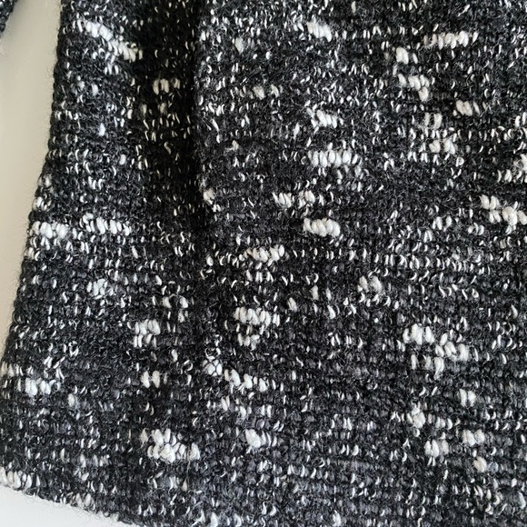 Banana Republic Knit Zip Moto Twead Marled Fall Winter Jacket Coat - Picture 5 of 9